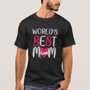 T-shirt Mondes Meilleure maman mère famille