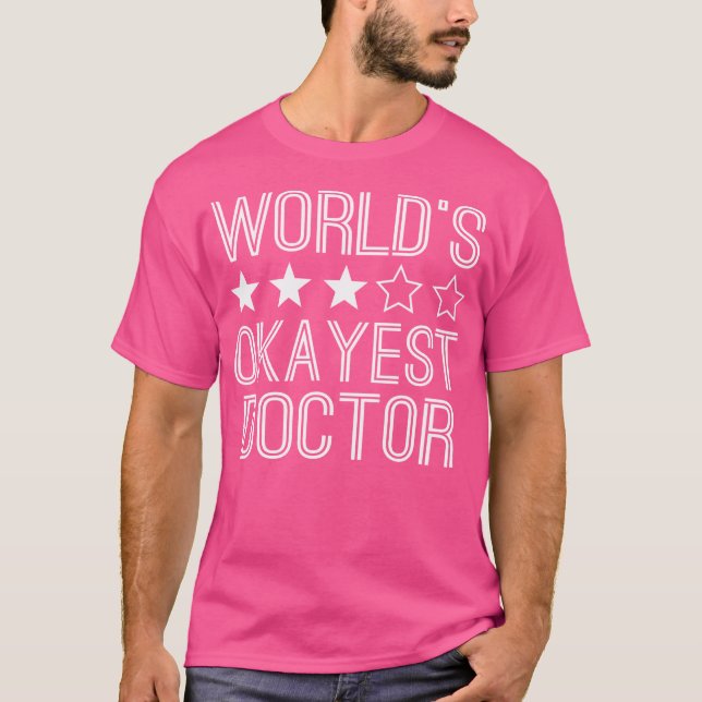 T-shirt Mondes Okayest Docteur Drôle (Devant)