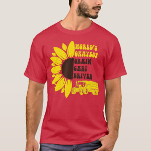 T-shirt Mondes Okayest Grain Chauffeur de Panier Amusant A