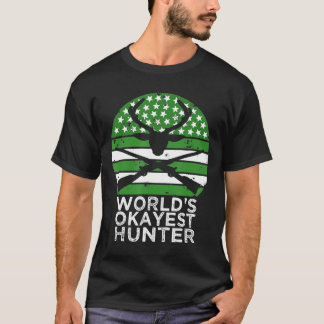 T-shirt Mondes Okayest Hunter Drôle Chasse -