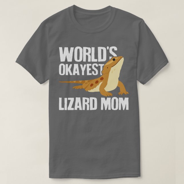T-shirt Mondes Okayest Lizard Maman (Design devant)