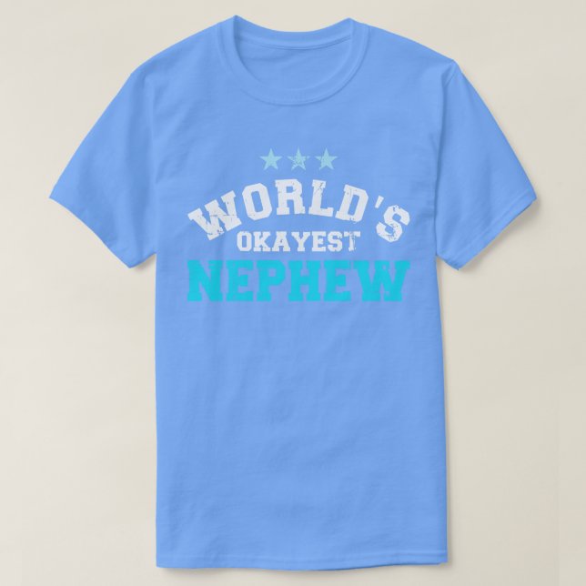 T-shirt Mondes okayest neveu (Design devant)