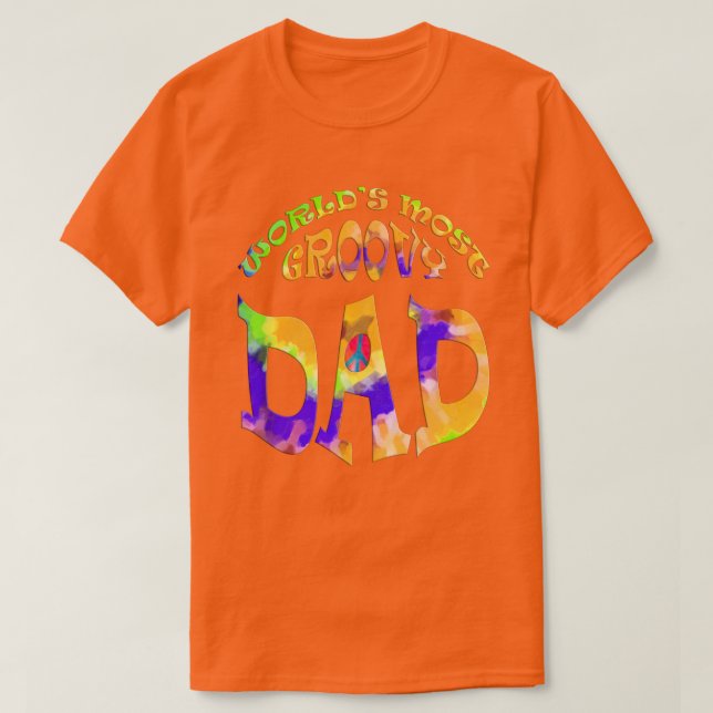 T-shirt Mondes papa le plus Super (Design devant)