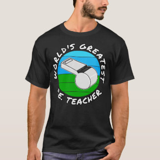 T-shirt Mondes plus grand PE enseignant(e) éducation physi