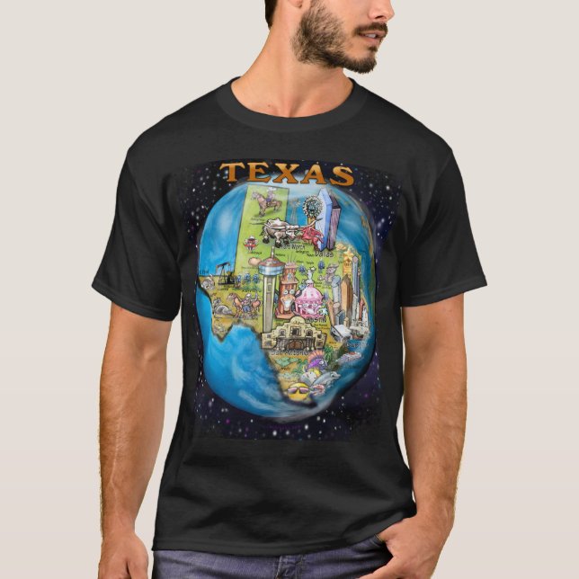 T-shirt mondial du Texas (Devant)