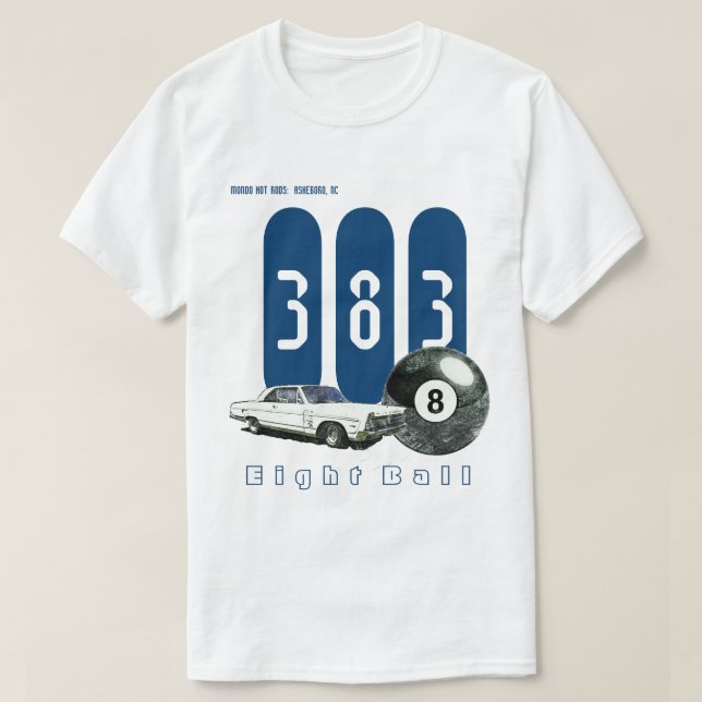 T-shirt Mondo T - La boule 8 (Design devant)