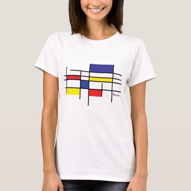 T-shirt mondrian (Devant)