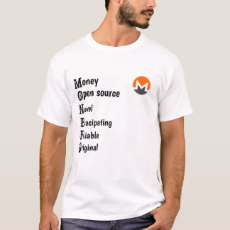 T-shirt monero acrostique