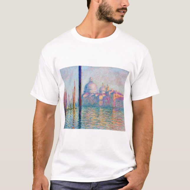 T-shirt Monet Le Grand Canal Impressionniste Gens Célèbres (Devant)