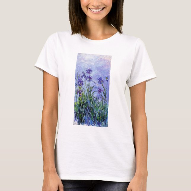 T-shirt Monet Lilac Irises (Devant)