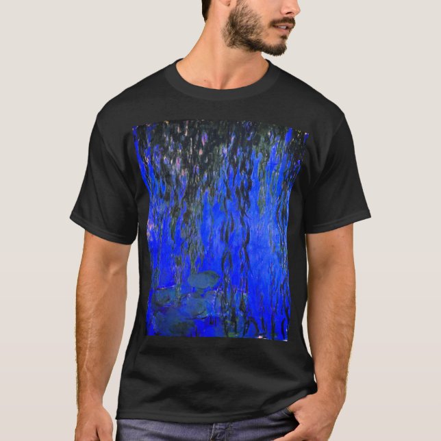 T-shirt Monet Lys d'eau et Branches de saules de pleurs (Devant)