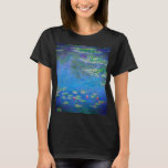 T-shirt Monet Water Lilies 1906<br><div class="desc">T-shirt avec peinture à l’huile de Claude Monet Water Lilies (1906). Une vie tranquille de l'interaction entre la lumière et la réflexion sur de beaux nénuphars dans un étang. Un grand cadeau pour les amateurs d'impressionnisme et d'art français.</div>