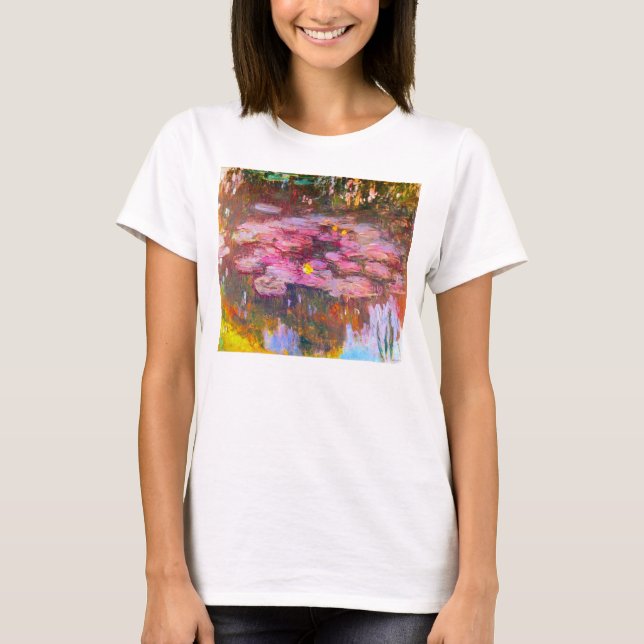 T-shirt Monet Water Lilies 1917 (Devant)