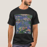 T-shirt Monet Water Lilies Chef-d'oeuvre Peinture<br><div class="desc">Monet Water Lilies - Ce tableau Monet classique a été peint par Claude Monet en 1916. Il fait partie de sa célèbre collection de nénuphars où il peint dans son jardin à Giverney,  France. Un tableau de chef-d'oeuvre.</div>