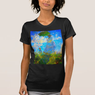 T-shirt Monet Woman avec un parasol