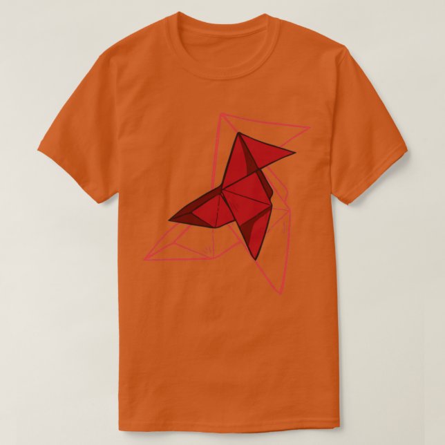 T-SHIRT MONEY HEIST ORIGAMI BIRD (Design devant)