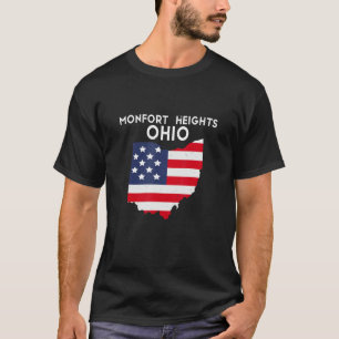T-shirt Monfort Heights Ohio USA State America Travel Ohio