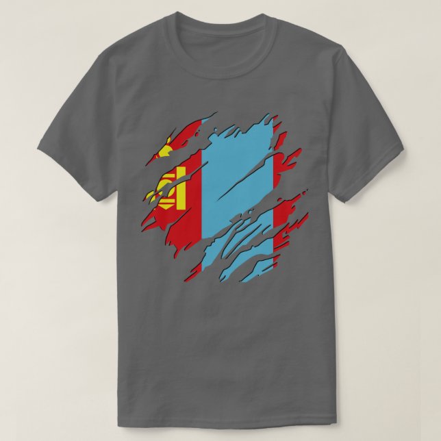 T-shirt Mongolie toujours (Design devant)