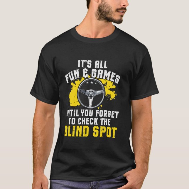 T-shirt Moniteur d'auto-école & Professeur de conduite, Él (Devant)