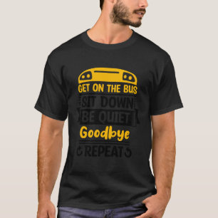 T-shirt Moniteur d'autobus scolaire Aide-accompagnatrice É