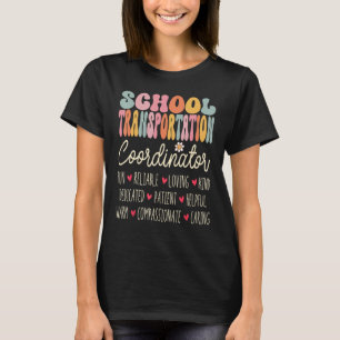 T-shirt Moniteur d'autobus scolaire Squad School Transport