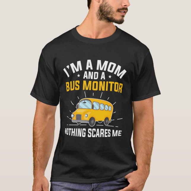 T-shirt Moniteur de bus scolaire (Devant)
