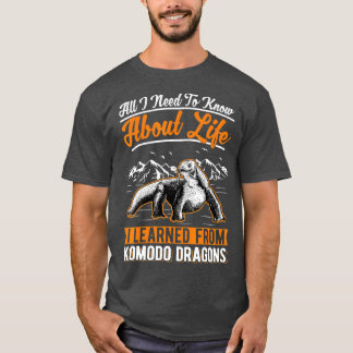 T-shirt Moniteur Komodo Dragon Lizard 1