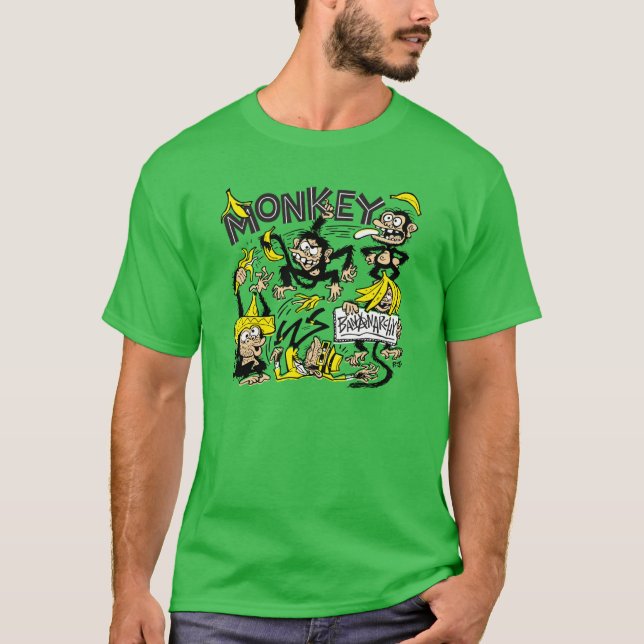 T-shirt MONKEY - Bananarchie Tee Men's Tee (Devant)