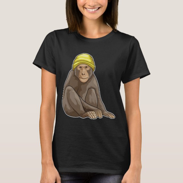 T-shirt Monkey Beanie (Devant)