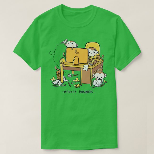 T-shirt Monkey Business (Design devant)