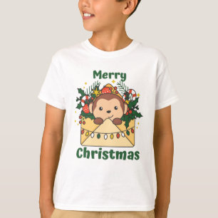 T-shirt Monkey Christmas