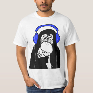 T-shirt Monkey de musique