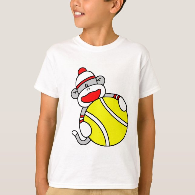 T-shirt Monkey de tennis (Devant)