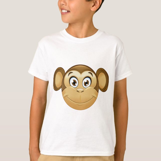 T-shirt monkey emoji (Devant)