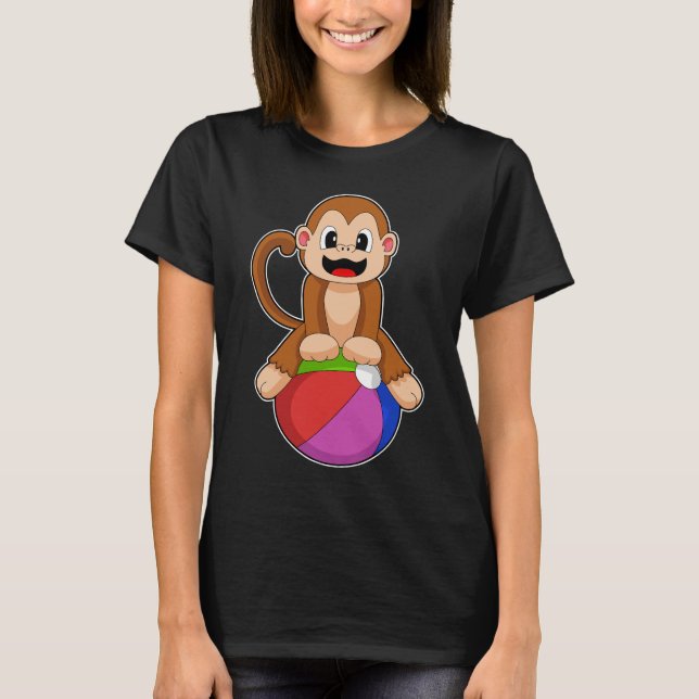 T-shirt Monkey Fitness Gymnastique (Devant)
