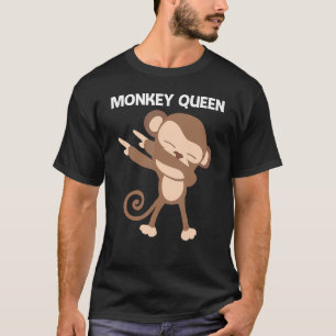 T-shirt Monkey For Women Mama Ape Zoo Wild Animal