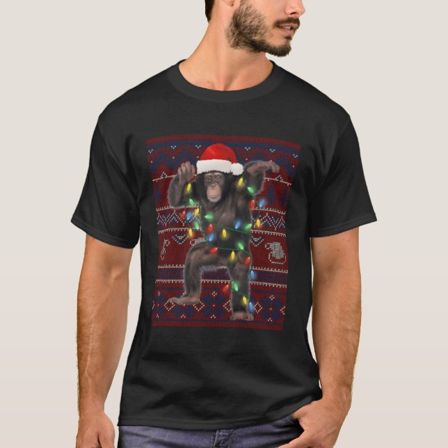 T-shirt Monkey Lights Vilain Chèvre (Devant)