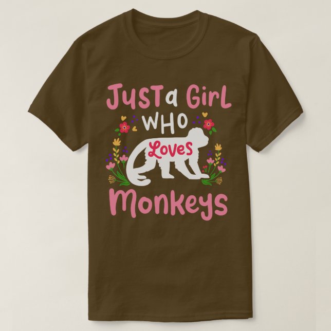 T-shirt Monkey Lover 2 (Design devant)