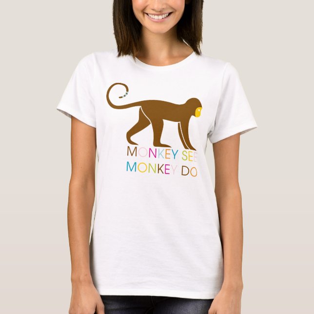 T-shirt Monkey See Shirt (Devant)