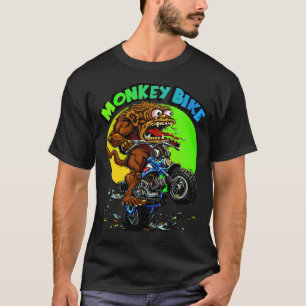 T-shirt Monkey vélo évolution