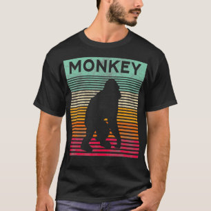 T-shirt Monkey Vintage Ape Monkey