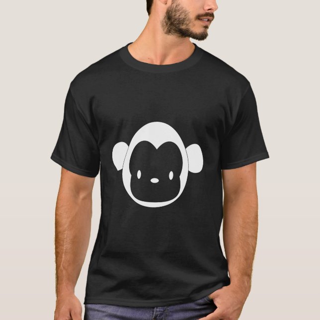 T-shirt Monkey Voir Monkey Do (Devant)