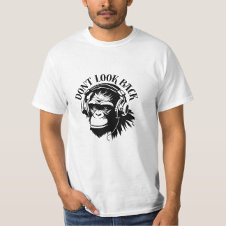 T-shirt Monkey With Headphones – Focus Tee
