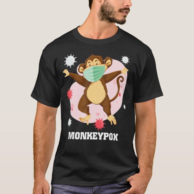 T-shirt Monkeypox Monkey Pox Virus 2022 Prendre soin Épidé (Devant)