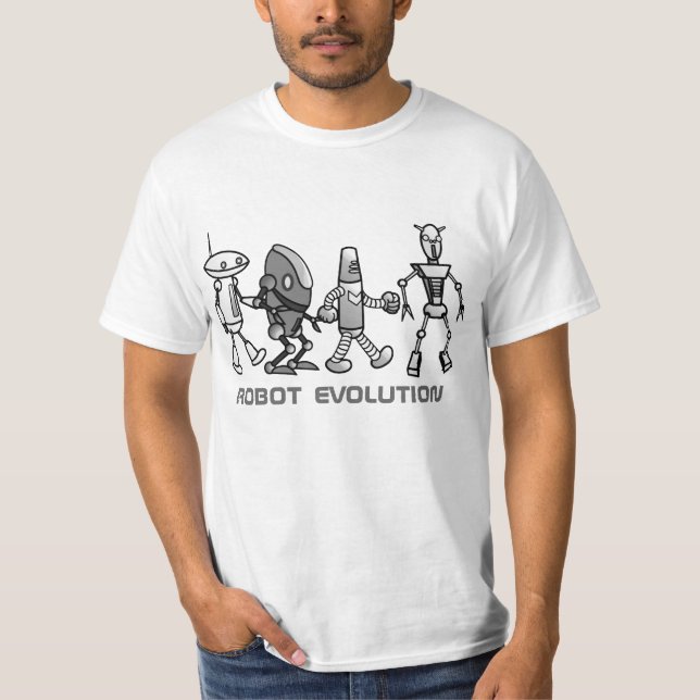 T-shirt mono d'évolution de robot (Devant)