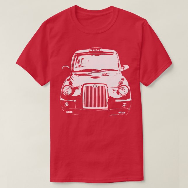 T-shirt Monoblock taxi de Londres blanc (Design devant)