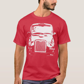 T-shirt Monoblock taxi de Londres blanc