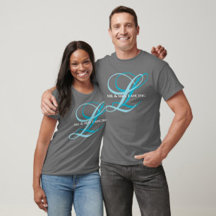 T-shirt Monogram Mr & Mrs Shirt