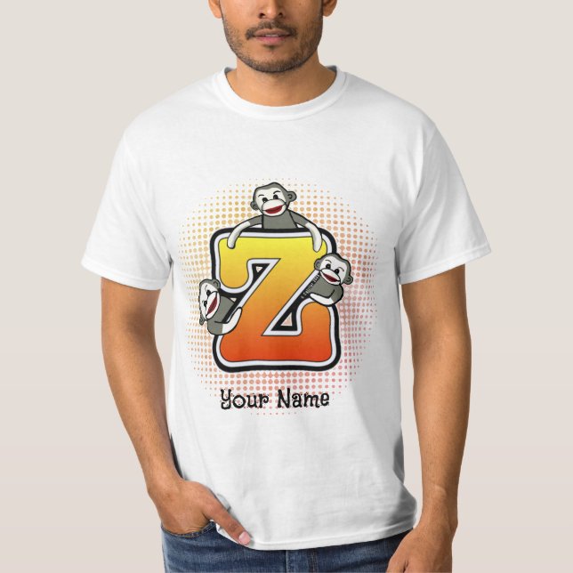T-shirt Monogram Z Sock Monkey (Devant)