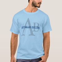 Monogramme australien de bouledogue